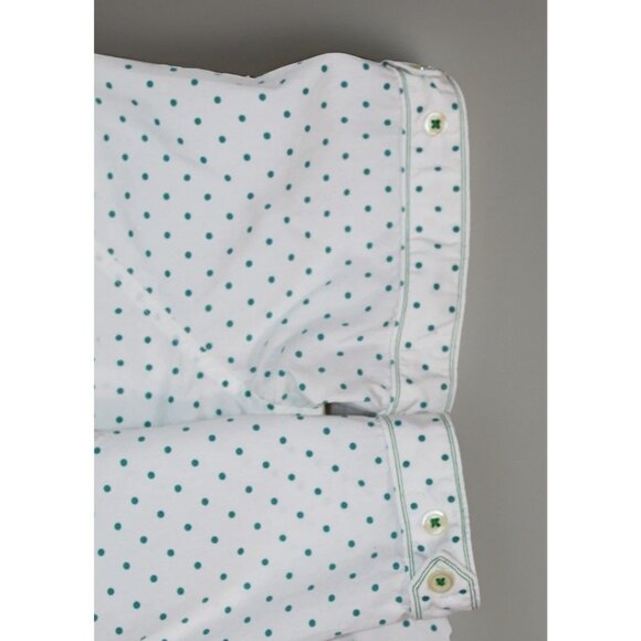 PS Paul Smith Green Polka Dot Short Sleeve Button-Up Shirt Mens Small - Picture 5 of 7